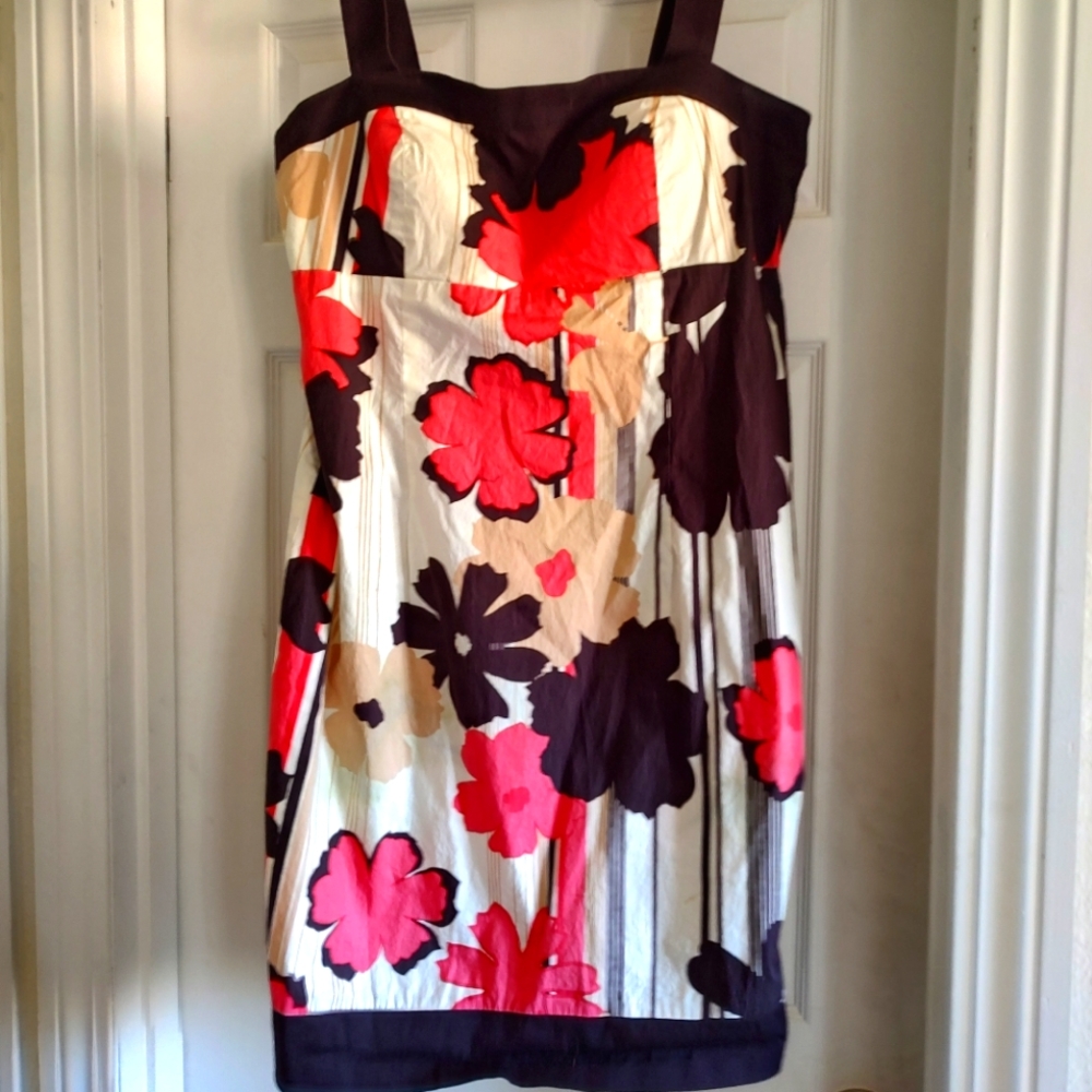 Mid length summer dress, size 14.